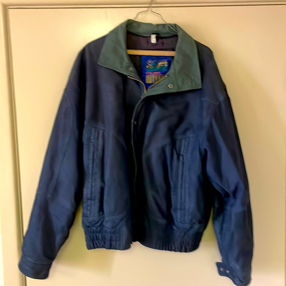 Mens Vintage Leather Jacket XL-New Zealand Outback Coopers Collection